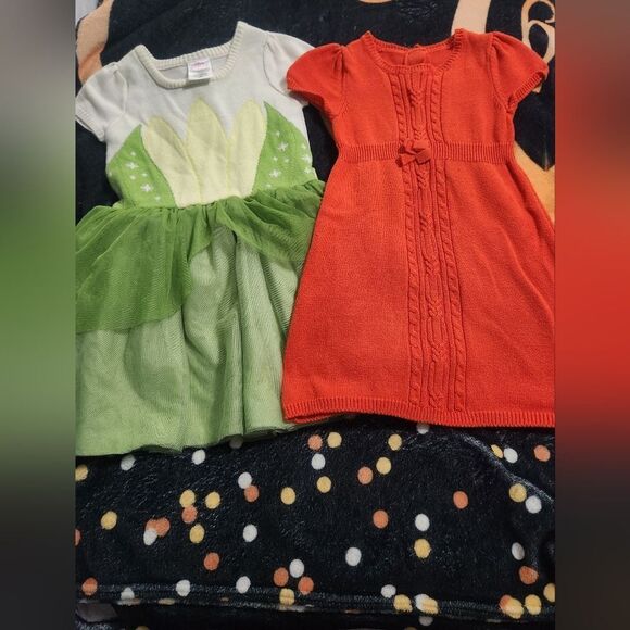 Girl's 5 Years Lot of 2 Dresses: Disney Princess & Gymboree - Picture 1 of 15